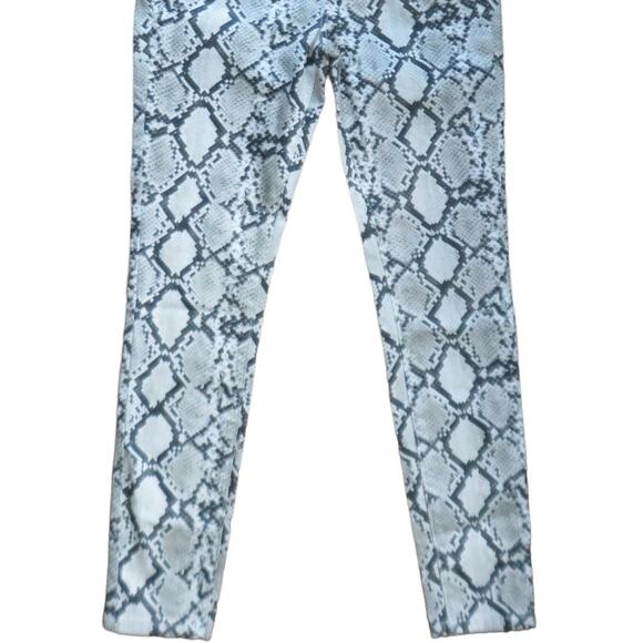 Hammer Animal Print Jeans Mid-Rise Denim Pants Snakeskin Print Size 26 NWOT - Picture 5 of 9